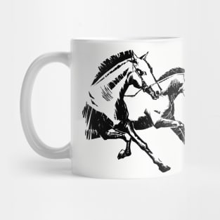 Two Horses Mug